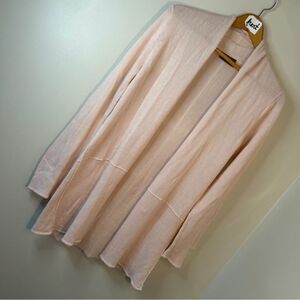 Wooden Ships Peach Light Knit Open Cardigan see INFO women’s S/M